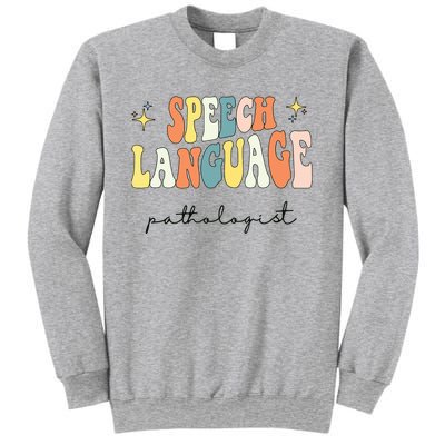 Speech Therapy Speech Language Pathologist Retro SLP Women Sweatshirt