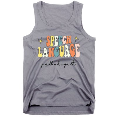 Speech Therapy Speech Language Pathologist Retro SLP Women Tank Top