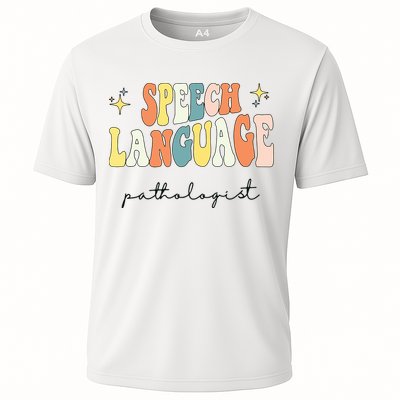 Speech Therapy Speech Language Pathologist Retro SLP Women Performance Shirt
