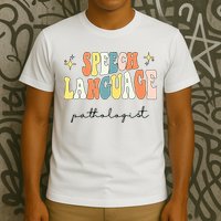 Speech Therapy Speech Language Pathologist Retro SLP Women T-Shirt