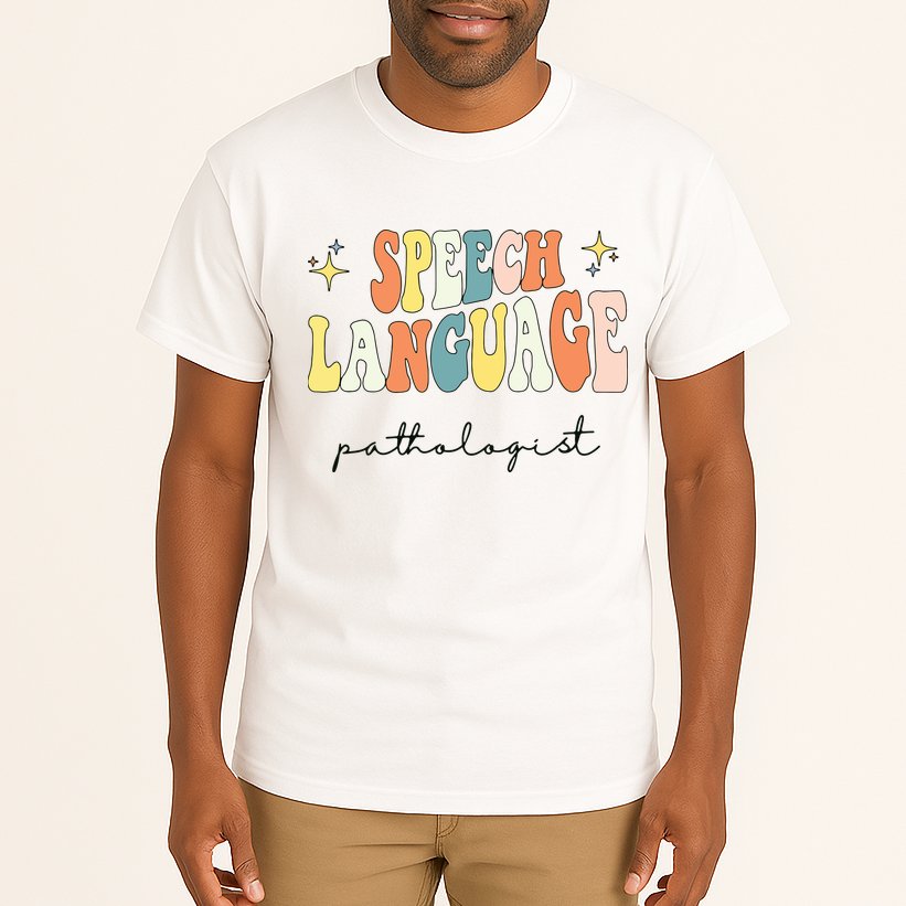 Speech Therapy Speech Language Pathologist Retro SLP Women Tall T-Shirt