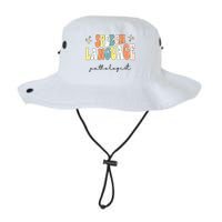Speech Therapy Speech Language Pathologist Retro SLP Women Bucket Hat