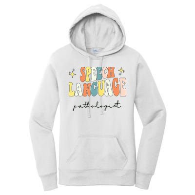 Speech Therapy Speech Language Pathologist Retro SLP Women Women's Pullover Hoodie