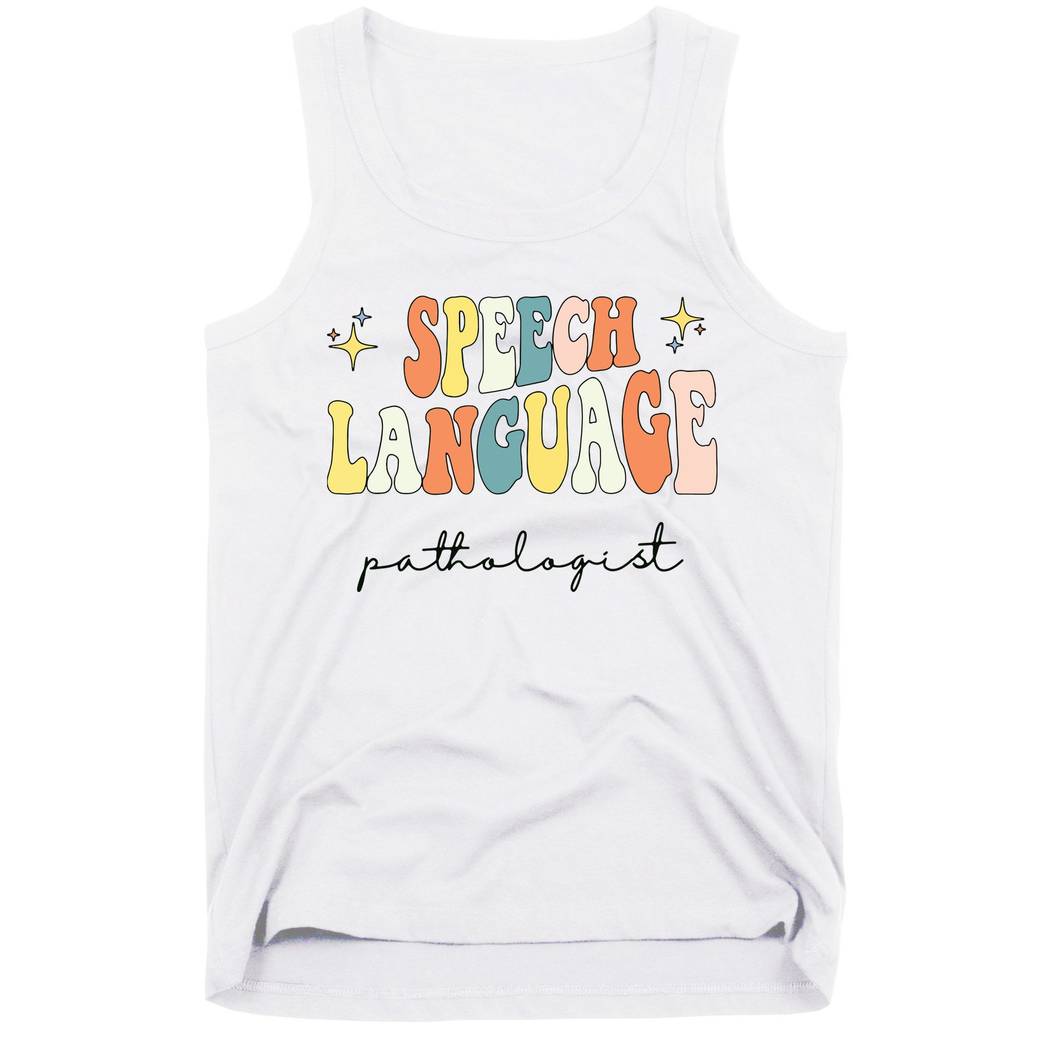 Speech Therapy Speech Language Pathologist Retro SLP Women Tank Top