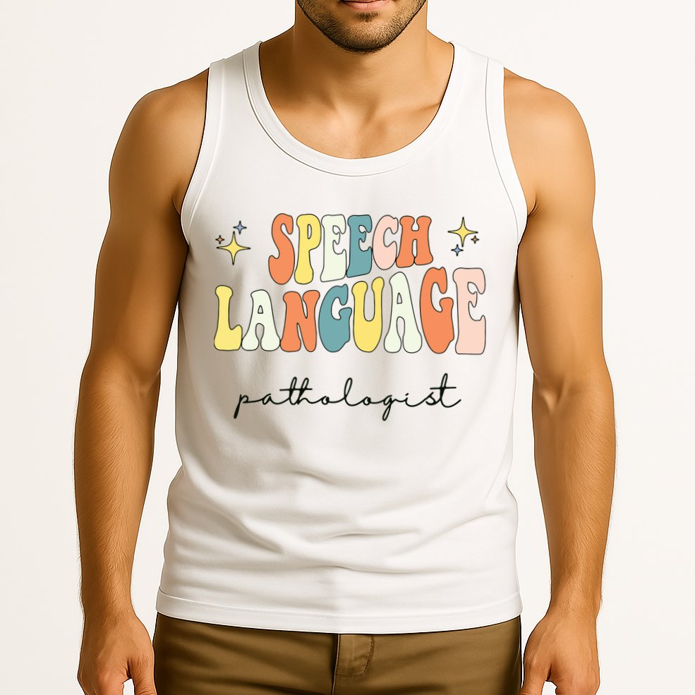 Speech Therapy Speech Language Pathologist Retro SLP Women Tank Top