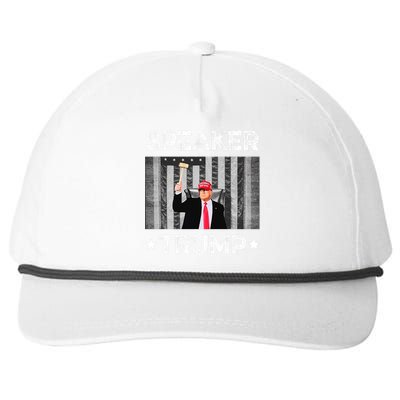 Speaker Trump | Speaker Of The House America Flag Pro Trump Snapback Five-Panel Rope Hat