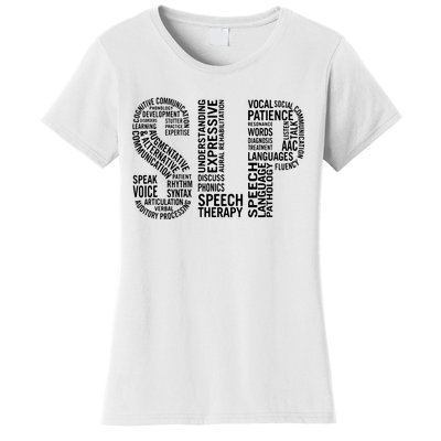 Speech Therapy Speech Language Pathology Month Women's T-Shirt