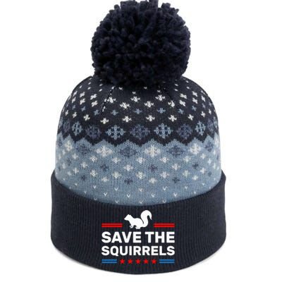 Save The Squirrels For Peanut Squirrels The Baniff Cuffed Pom Beanie