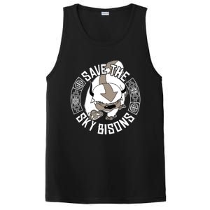 Save The Sky Bisons With Bison Head Gift PosiCharge Competitor Tank