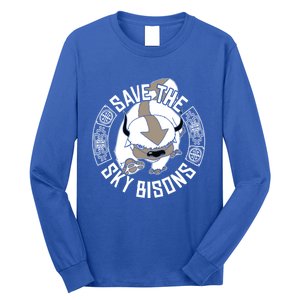 Save The Sky Bisons With Bison Head Gift Long Sleeve Shirt