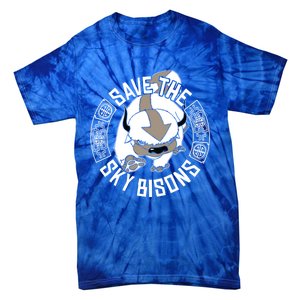 Save The Sky Bisons With Bison Head Gift Tie-Dye T-Shirt