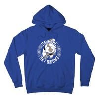 Save The Sky Bisons With Bison Head Gift Tall Hoodie