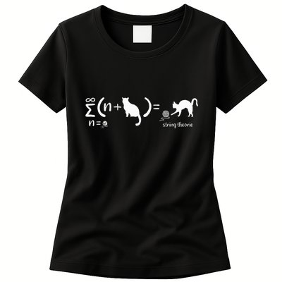 String Theory Science Nerd Physics SchrodingerS Cat Women's T-Shirt