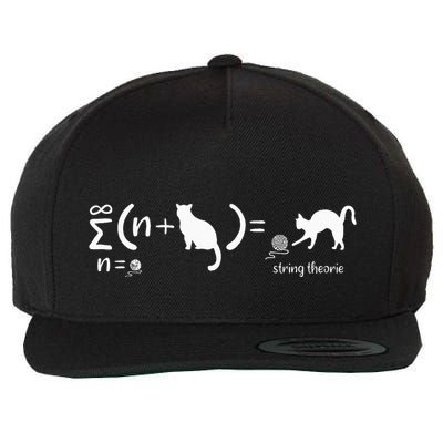 String Theory Science Nerd Physics SchrodingerS Cat Wool Snapback Cap