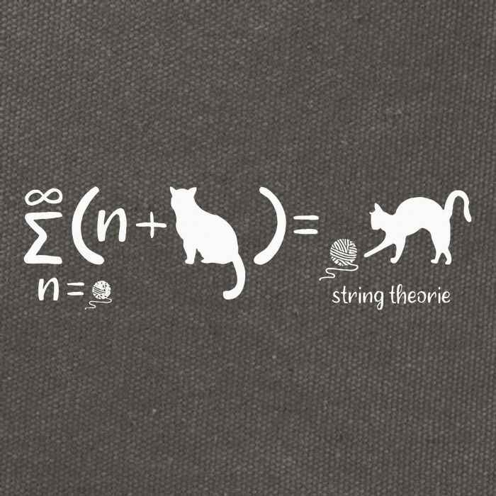 String Theory Science Nerd Physics SchrodingerS Cat Cotton Canvas Backpack