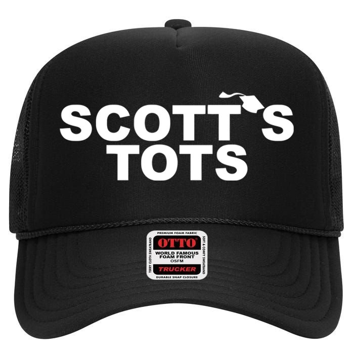 Scotts Tots High Crown Mesh Back Trucker Hat