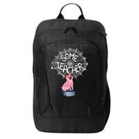 Some Teacher Spiderweb Pig City Backpack