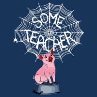 Some Teacher Spiderweb Pig 16 in Basic Backpack