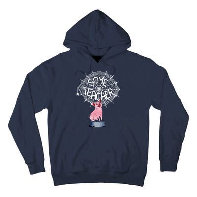 Some Teacher Spiderweb Pig Tall Hoodie