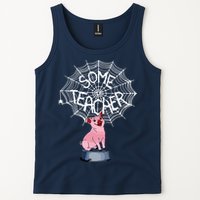 Some Teacher Spiderweb Pig Tank Top