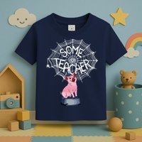 Some Teacher Spiderweb Pig Toddler T-Shirt