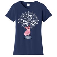 Some Teacher Spiderweb Pig Women's T-Shirt