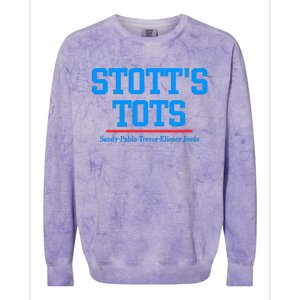 Stotts Tots Sandy Pablo Trevor Elieser Jesus Colorblast Crewneck Sweatshirt