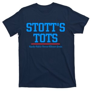 Stotts Tots Sandy Pablo Trevor Elieser Jesus T-Shirt