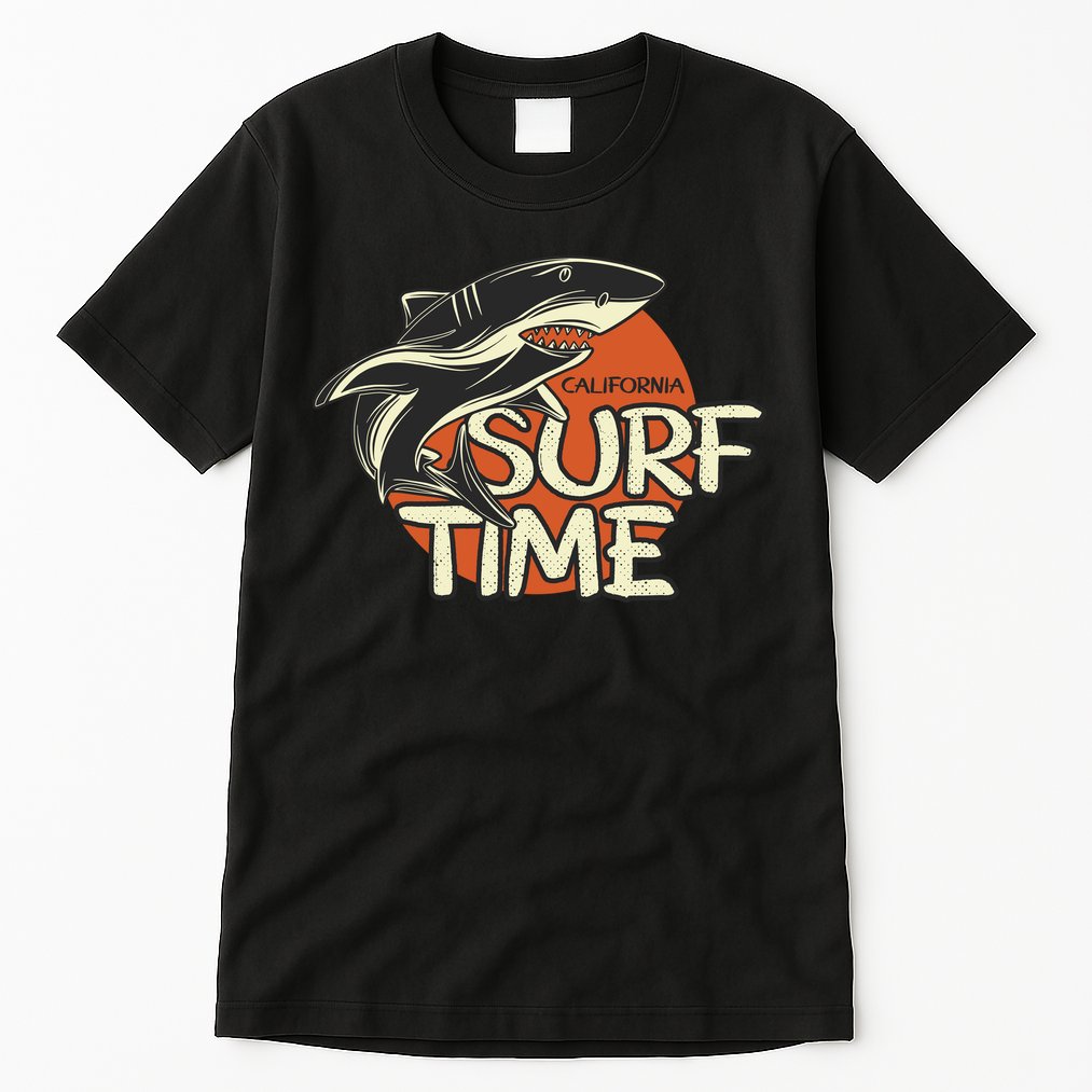 Surf Time Shark Tall T-Shirt
