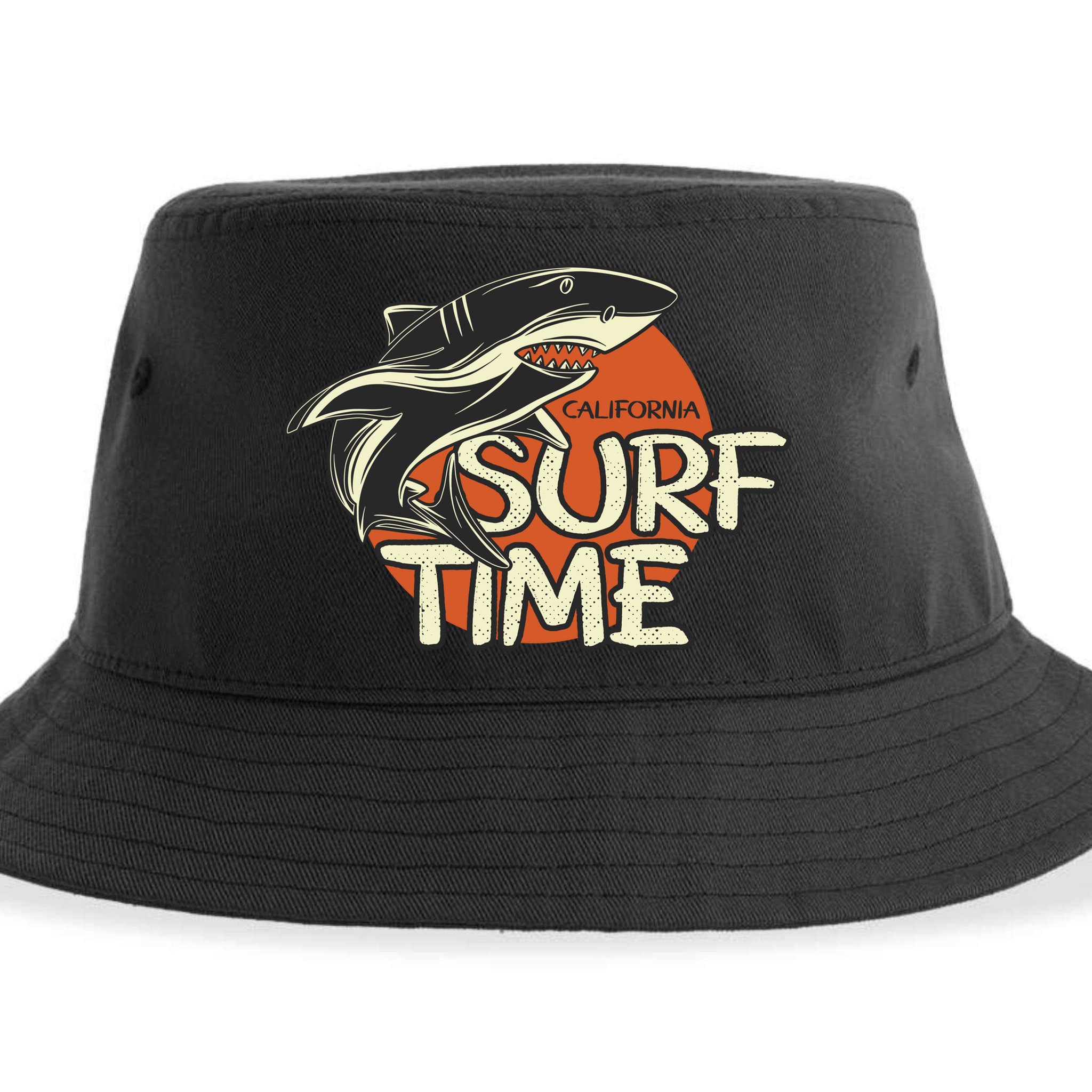 Surf Time Shark Sustainable Bucket Hat