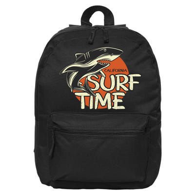 Surf Time Shark 16 in Basic Backpack