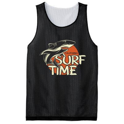 Surf Time Shark Mesh Reversible Basketball Jersey Tank