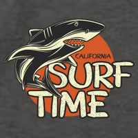 Surf Time Shark Vector Backpack