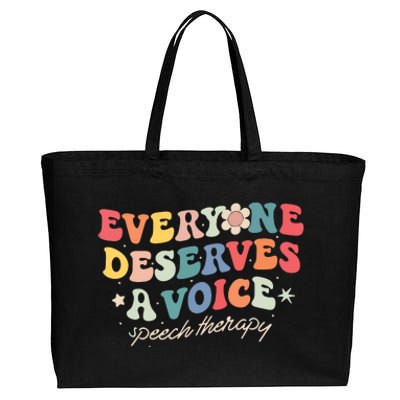 Speech Therapy Speech Language Pathologist SLP Team Women Cotton Canvas Jumbo Tote