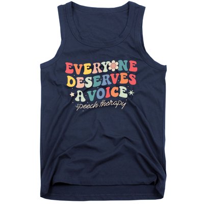 Speech Therapy Speech Language Pathologist SLP Team Women Tank Top