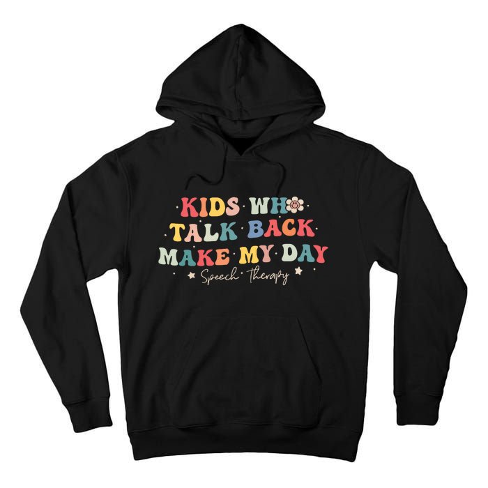 Speech Therapy Speech Language Pathologist SLP Women Tall Hoodie