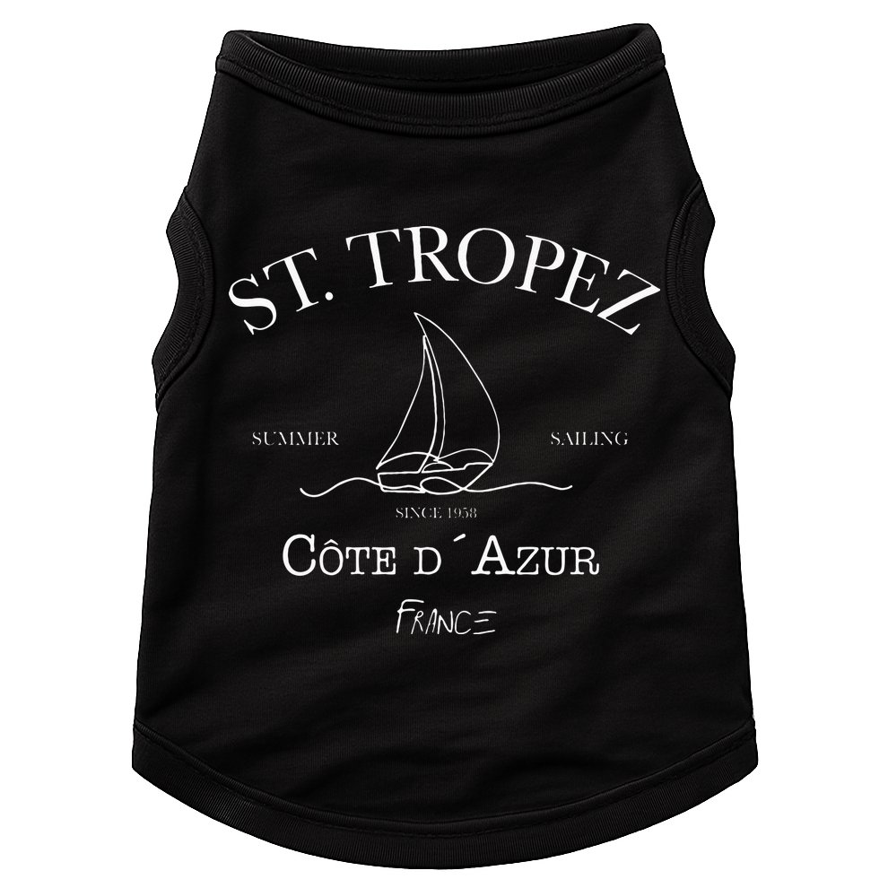 St. Tropez Summer Sailing Doggie Tank