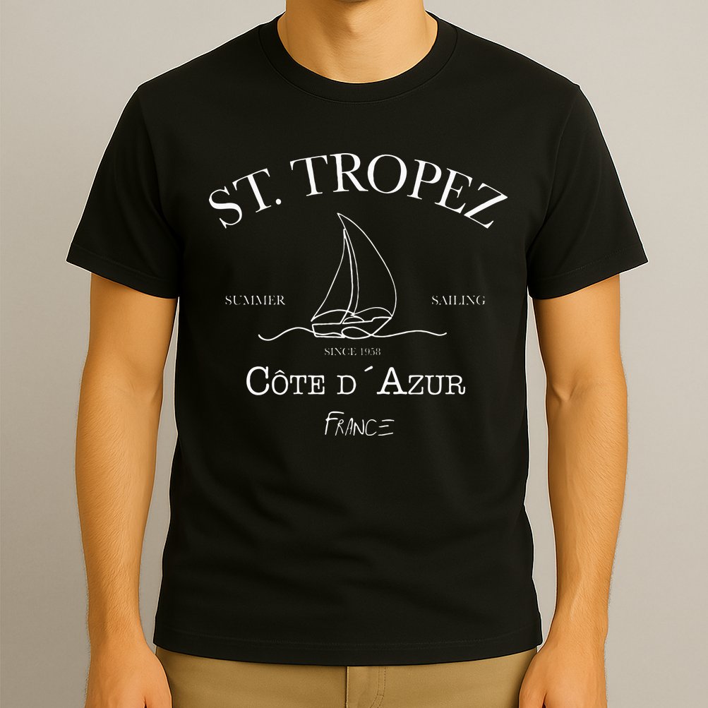 St. Tropez Summer Sailing T-Shirt