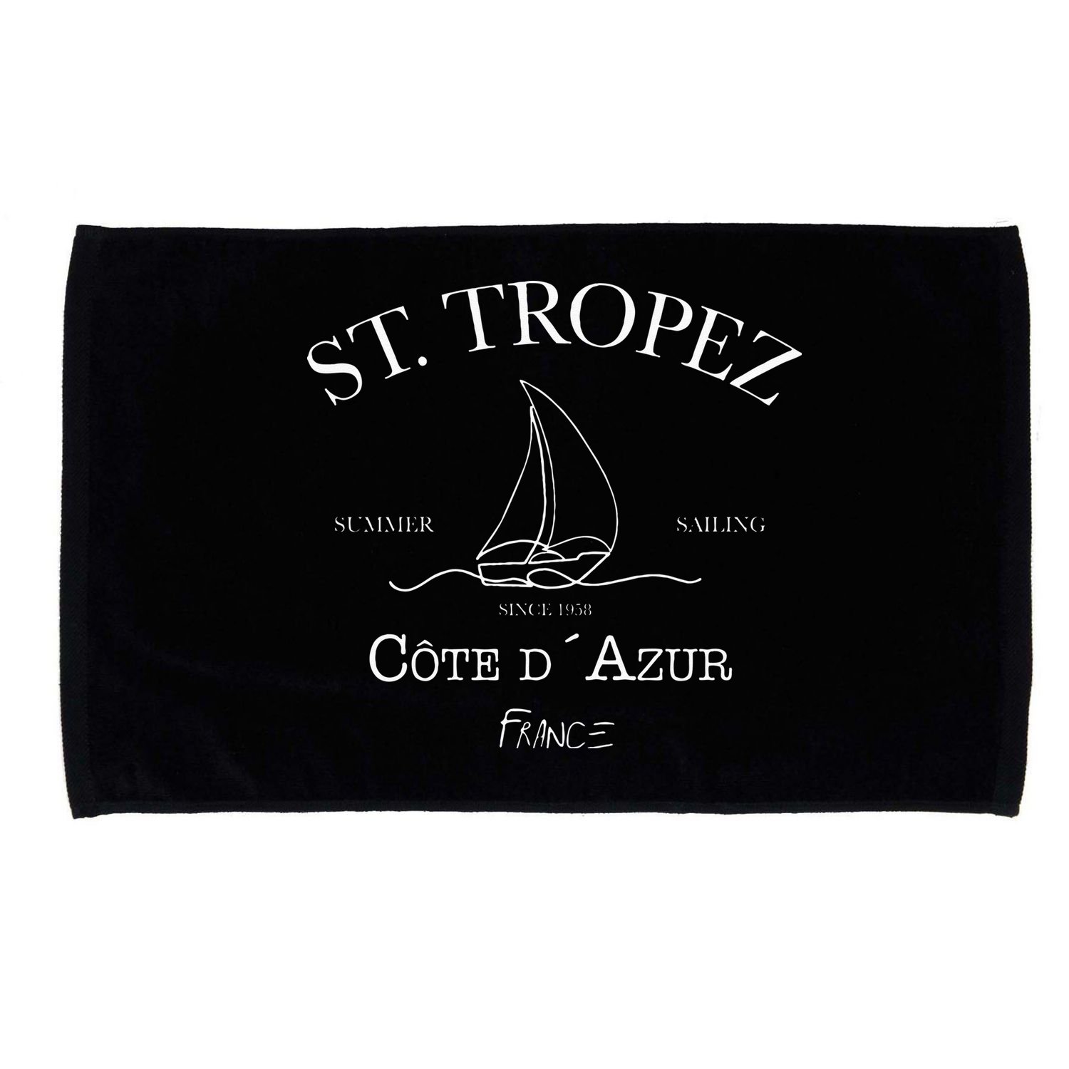 St. Tropez Summer Sailing Microfiber Hand Towel