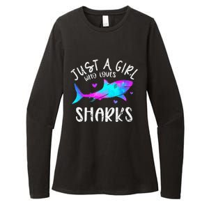 Shark Tshirt Shark Lover Tshirt Girls Funny Shark Womens CVC Long Sleeve Shirt