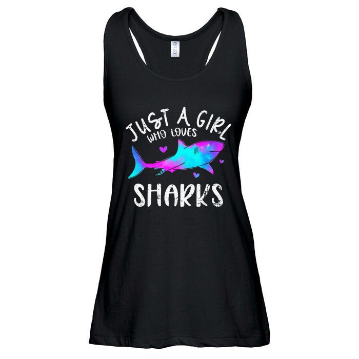 Shark Tshirt Shark Lover Tshirt Girls Funny Shark Ladies Essential Flowy Tank