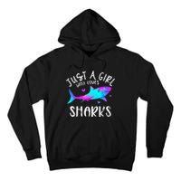 Shark Tshirt Shark Lover Tshirt Girls Funny Shark Tall Hoodie