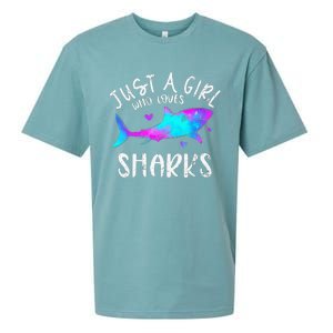 Shark Tshirt Shark Lover Tshirt Girls Funny Shark Sueded Cloud Jersey T-Shirt