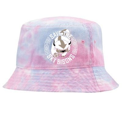 Save The Sky Bisons With Bison Head Gift Tie-Dyed Bucket Hat