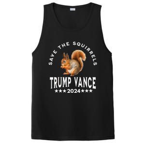 Save The Squirrels Save The Squirrels Trump Vance 2024 Gift PosiCharge Competitor Tank