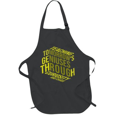 Science Teacher Scientist Teaching Tomorrows Geniuses Quote Apron