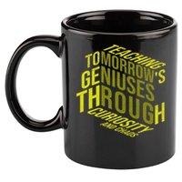 Science Teacher Scientist Teaching Tomorrows Geniuses Quote 11oz C Handle Ceramic Mug