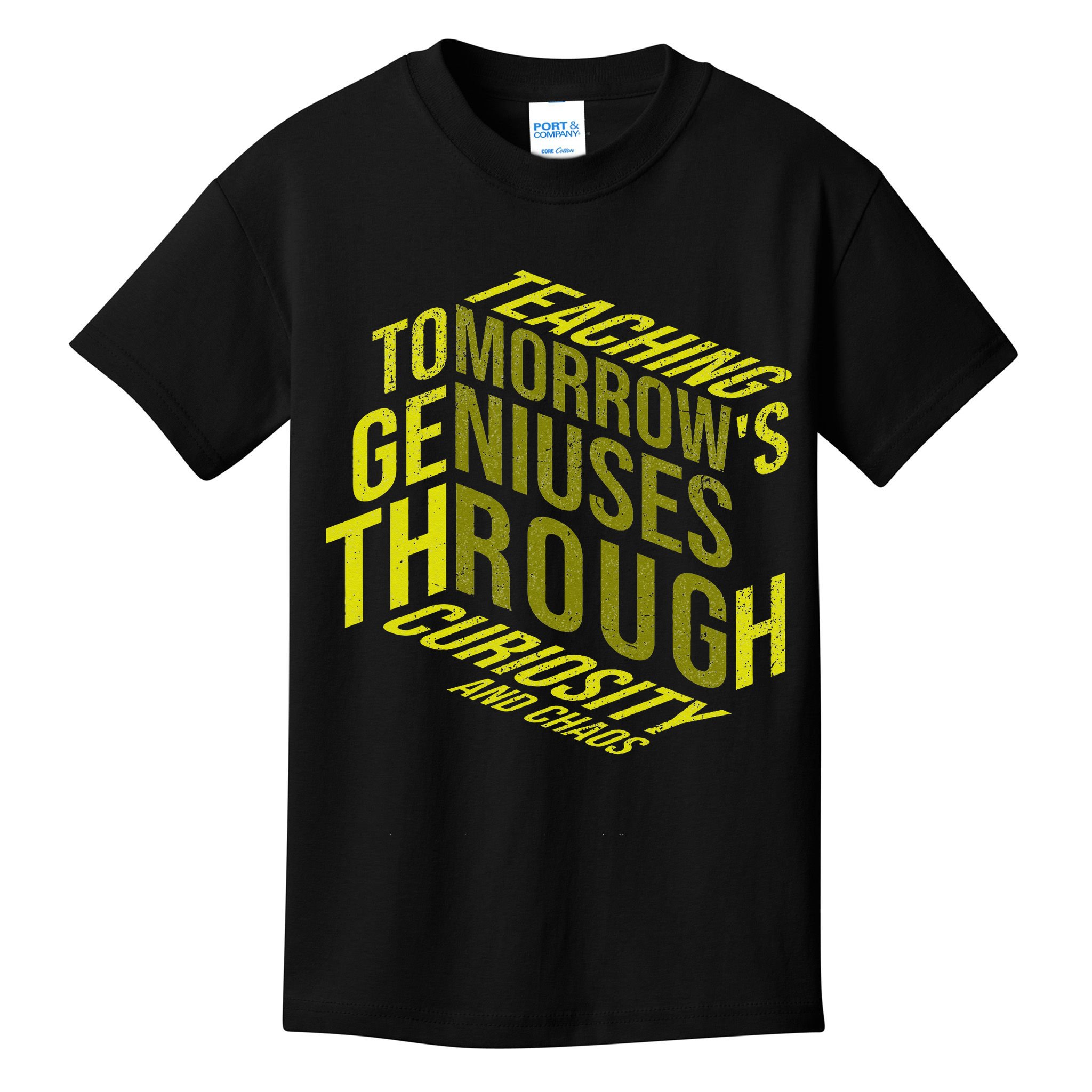 Science Teacher Scientist Teaching Tomorrows Geniuses Quote Kids T-Shirt