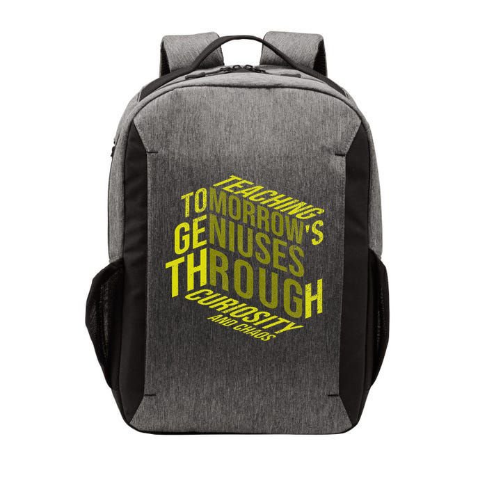 Science Teacher Scientist Teaching Tomorrows Geniuses Quote Vector Backpack