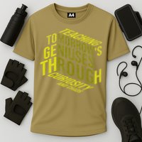 Science Teacher Scientist Teaching Tomorrows Geniuses Quote Cooling Performance Crew T-Shirt